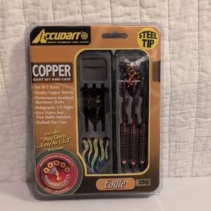 Accudart Eagle Copper Dart Set with Case 20g